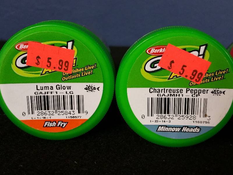 lot 255 image: Berkley Gulp Alive - (3) Jars
