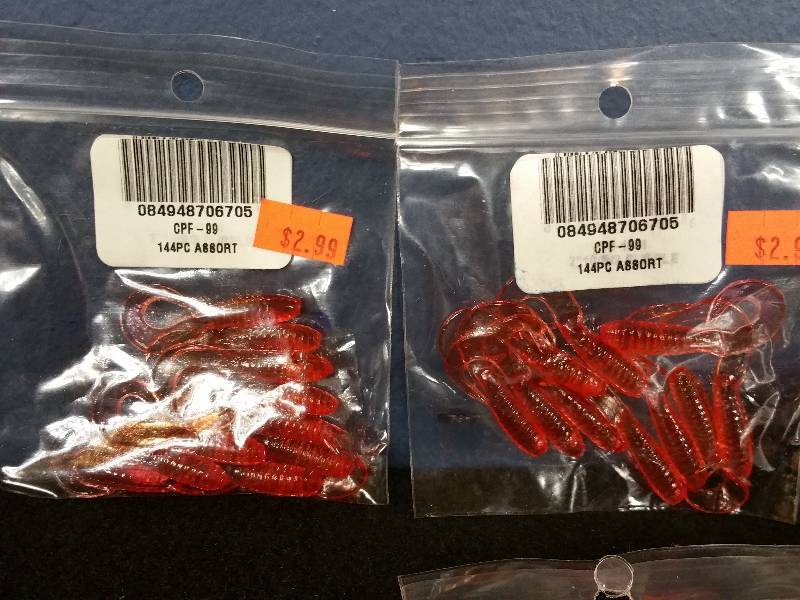 lot 264 image: Group of (6) Packages of Soft Baits