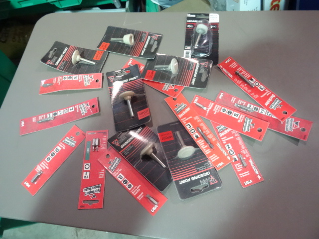 NEW LARGE LOT Grinders and Bits est 20-30 pcs