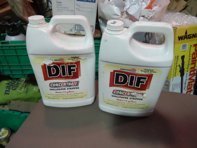NEW Qty 2 Gallon Jugs DIF Wallpaper Stripper Concentrate