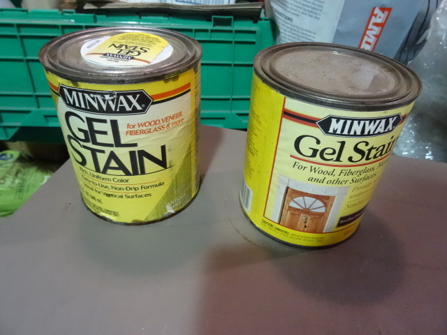 NEW Qty 5 MinWax Gel Stain qt cans various colors