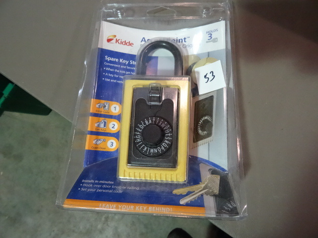NEW Kidde brand Portable Key Safe, Realtor Key Box