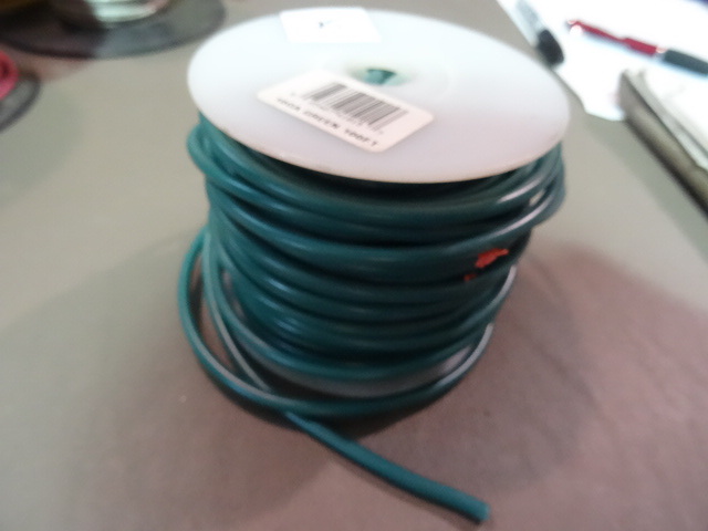 NEW Spool Electrical Wire GREEN 10 GA Stranded est 100 ft