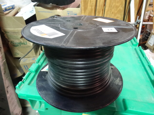 NEW Spool Electrical Wire BLACK 162 Outdoor Underground Low Voltage Yard Lighting Wire est 300 ft