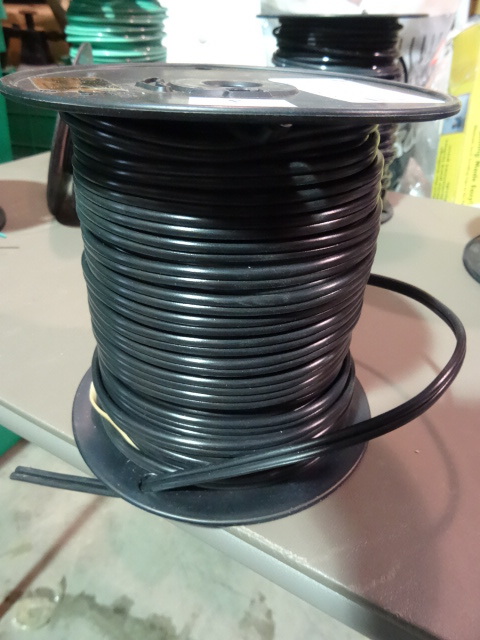 NEW Spool Electrical Wire BLACK 162 Flexible LampExtension Cord Wire Est 500 ft