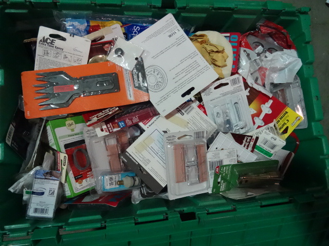 NEW LARGE LOT Misc Harware Items incl. Drill Bits, Spark Plug Wrenches, Sliding Door Security Latches, Mouse Traps, Sponges, Thermometers, SO MUCH MORE. GREEN BIN NOT INCLUDED