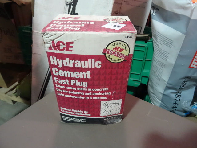 NEW Box Hydraulic Cement Fast Plug 6.5 lbs