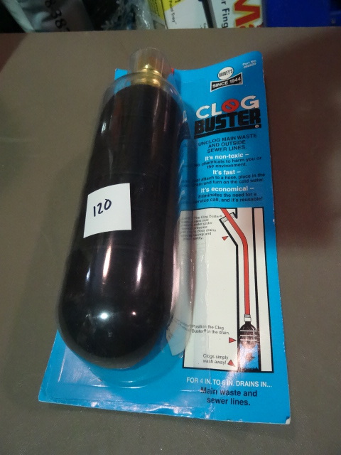 NEW Harveys Clog Buster for 4 � 6 in drains