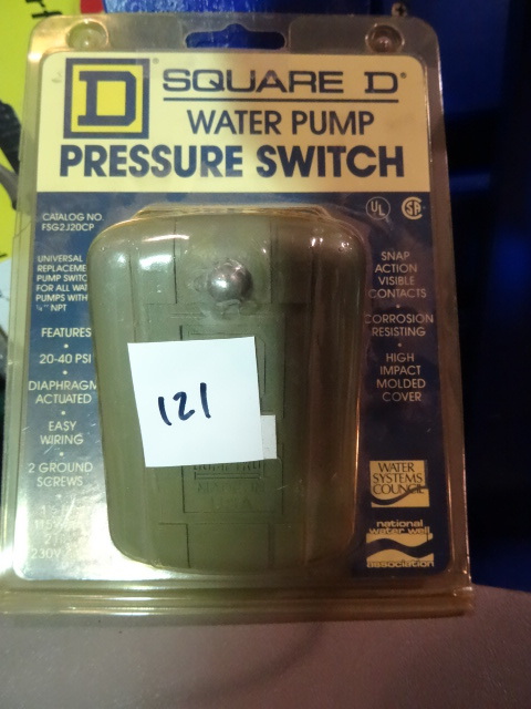 NEW Square D Water Pump Pressure Switch PN FSG2J20CP