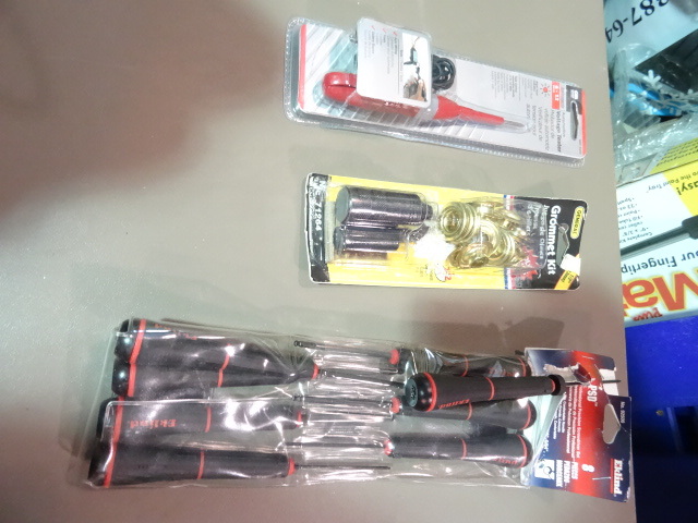 NEW Tool Lot incl. Voltage Tester, Elkind 8 pc Presicion Hex Key Set, Gromet Kit