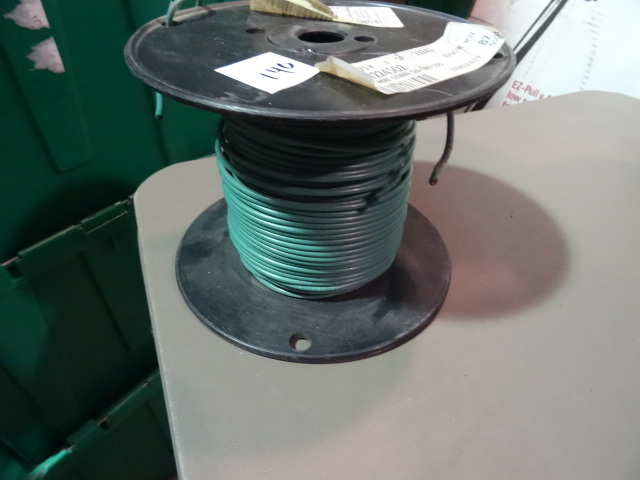 NEW Spool Electrical Wire GREEN 12 GA THHN Solid est 200 ft