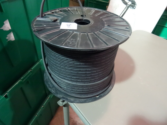 NEW Spool Electrical Wire BLACK 162 Stranded HPN E56304 FT2 300V Standard Cable Est 500 ft