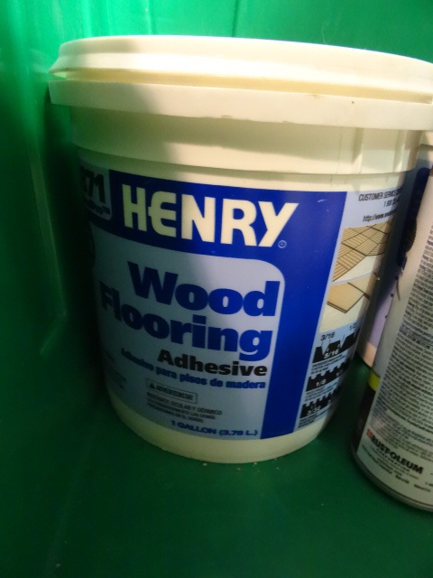NEW Qty 2 Pails Henry 871 Wood Flooring Adhesive, 1 gal ea