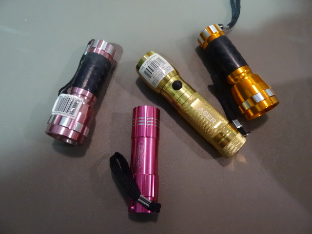 NEW Qty 4 LED Flashlights