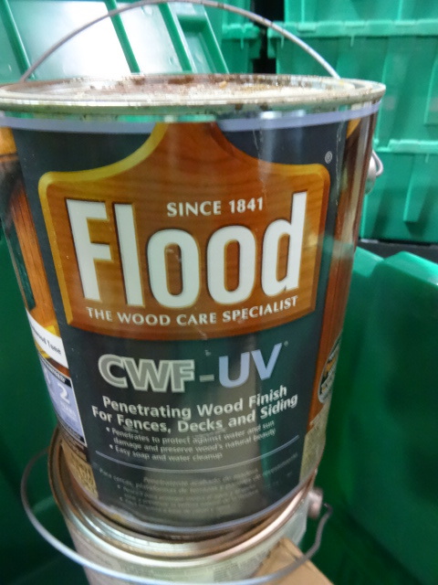 NEW Qty 3 Gallons Flood CWF-UV Penetrating Wood Stain Redwood Tone FLD421