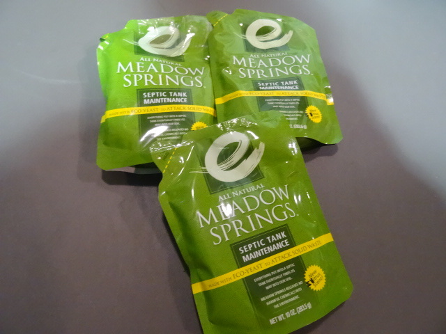 NEW Qty 3 Bags All Nastural Meadow Springs Septic Tank Maintenance 10 oz ea