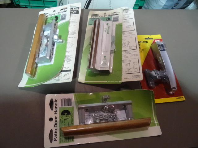 NEW Qty 6 Sliding Door Replacement Handles and Screen Door Handle