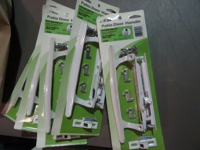 NEW Qty 5 Patio Door replacement Handles White