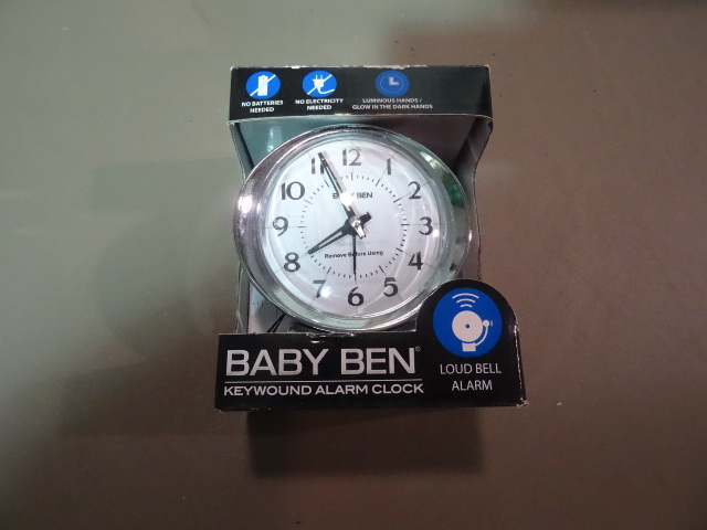 NEW Baby Ben Classic Alarm Clock