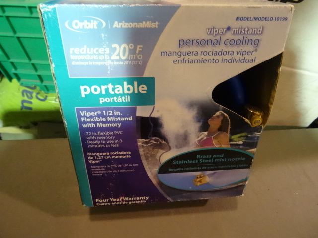 NEW Orbit Viper 1  2 Flexible Mist Stand Portable Cooling System Reduces Temp up To 20 Degrees