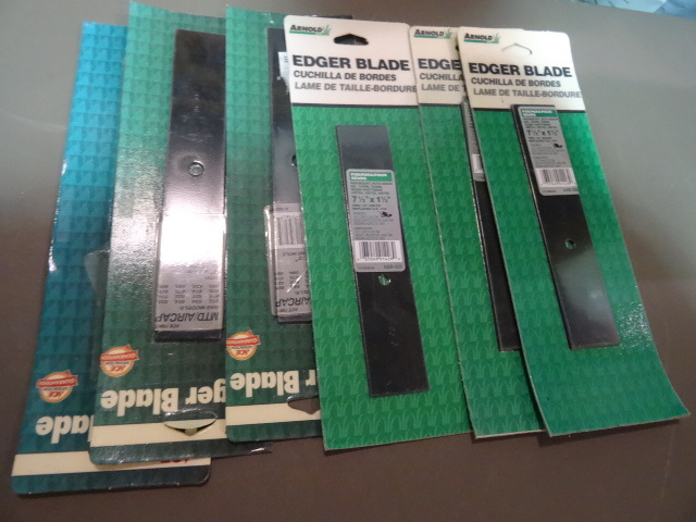 NEW Qty 6 Arnold Edger Replacement Blades 7.5x1.5 in