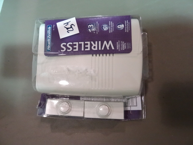 NEW Heath Zenith Wireless Door Bell and Chime with 2 Remote Buttons