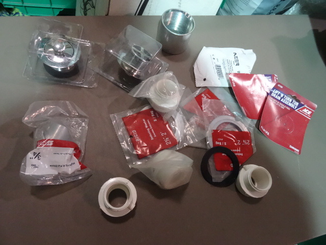 NEW Lot Plumbing Parts incl PVC Reducers, Drain Heads and More