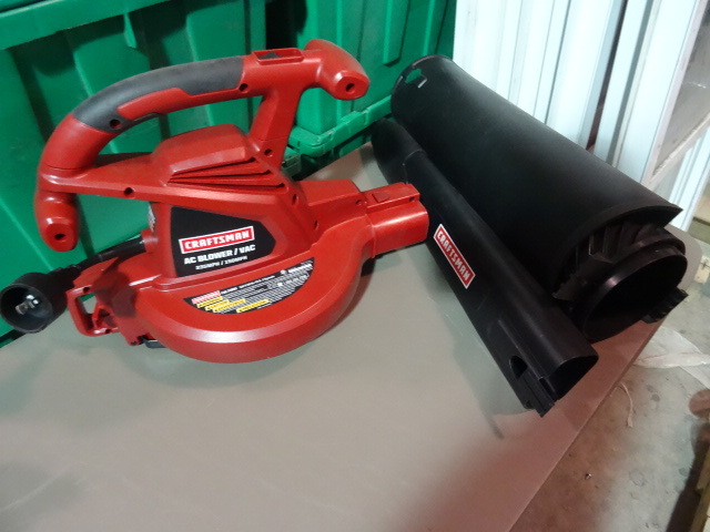 NEW Craftsman AC Powered Blower Vac, Missing Original Box. Tested WORKS