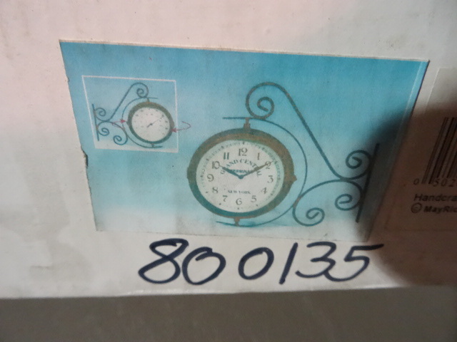 NEW Wall Clock Olde Sign Mount Design