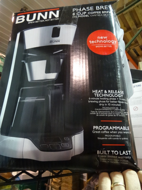 NEW BUNN Phase Brew 8 Cup Coffee Brewer HG Model