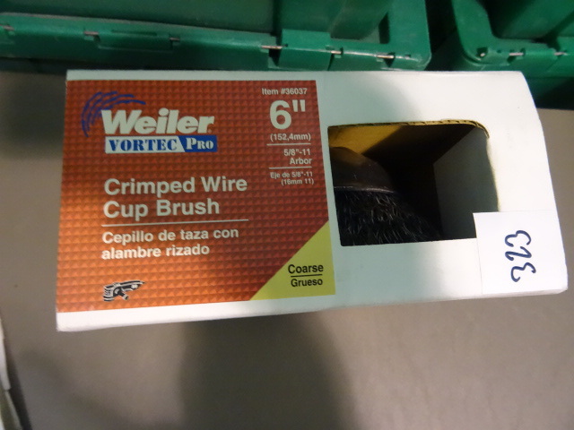 NEW Weiler 6 in Crimped Wire Cup Brush Coarse pn 36037