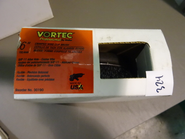 NEW Vortec 6 in Crimped Wire Cup Brush Coarse pn 30190