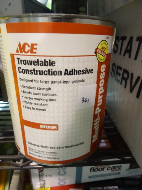NEW Gal Multi Purpose Trowelable Construction Adhesive