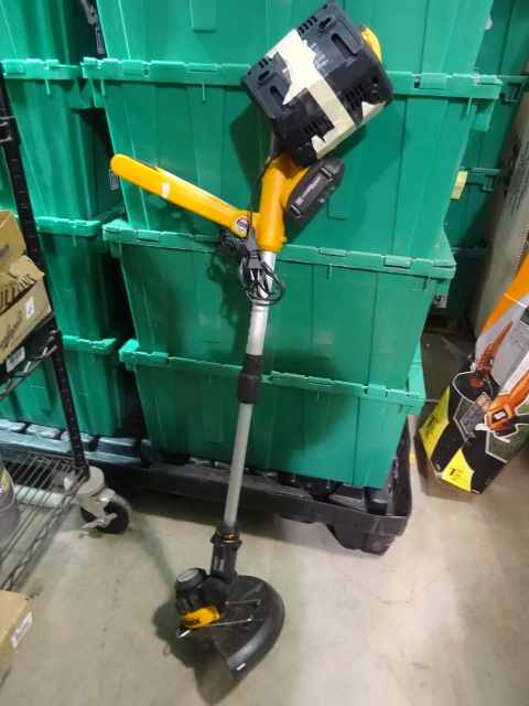 USED Worx Lithium Ion String Trimmer with 18v Battery and Charger Tested Works