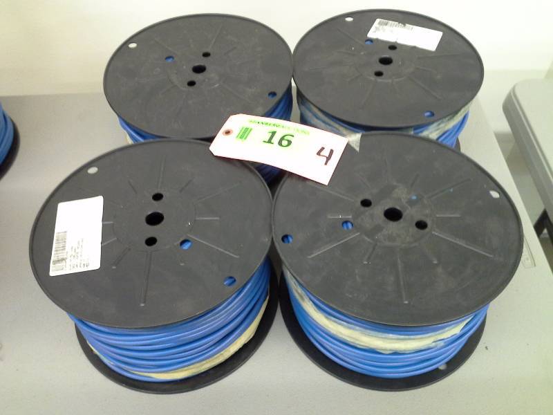 4 spools of radio frequency cable