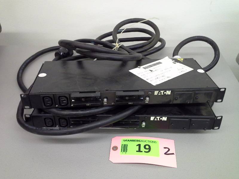 (2) Eaton Heavy Duty Surge Protectors