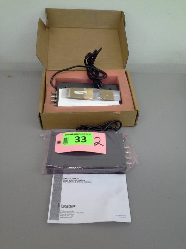 (2) Video Monitor Adapters