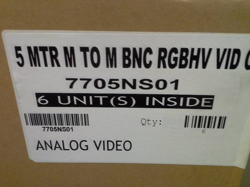 (6) HDMI Cable Kits, 10 Meter BNC RGBHV Video Cable