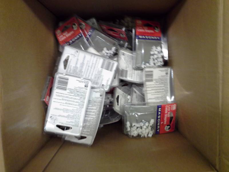 (60) Low Volt Cable Staples (Packages)