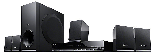 lot 3 image: Sony 300-Watt DVD Home Theater Sound System