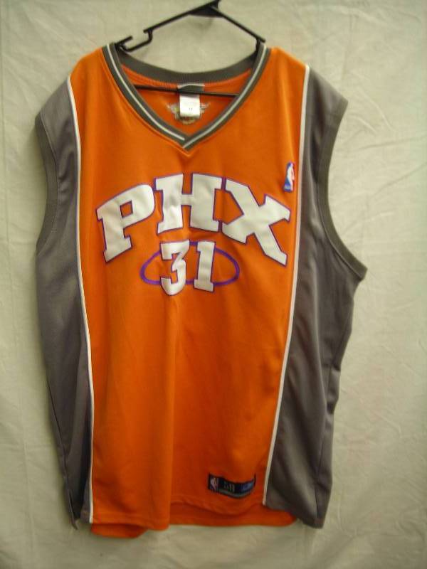 lot 2 image: Rebok #31 Phoenix Marion Basketball Jersey Size 58
