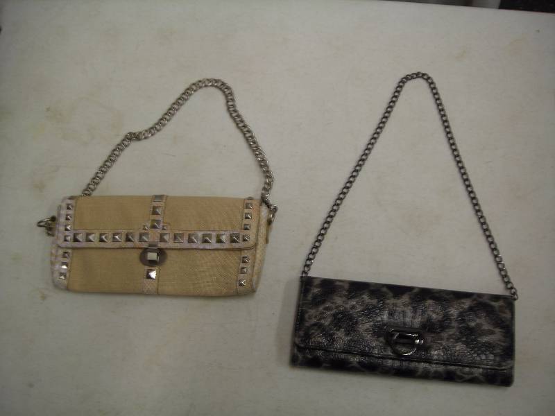 lot 37 image: 2 Clutch Purses BCBG, Aldo