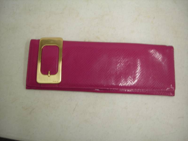 lot 39 image: Arden B Fuscha Clutch Snake Pattern New With Tag