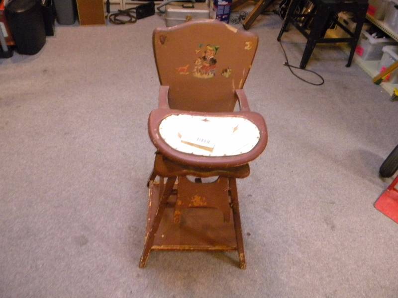 Vintage Convertible Highchair
