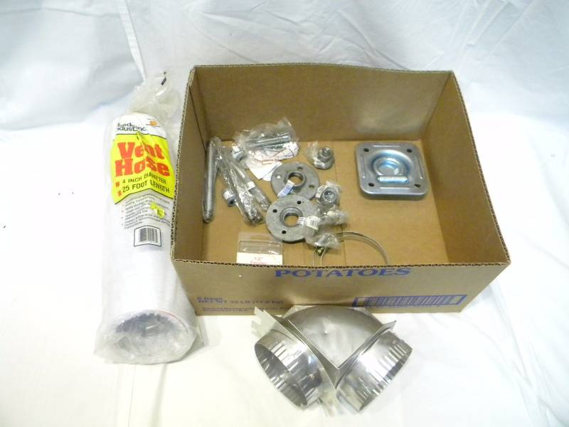 Dryer vent hose and other misc hardware
