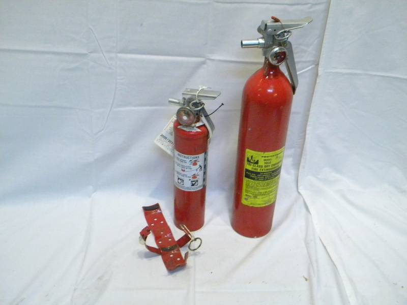 (2) fire extinguishers