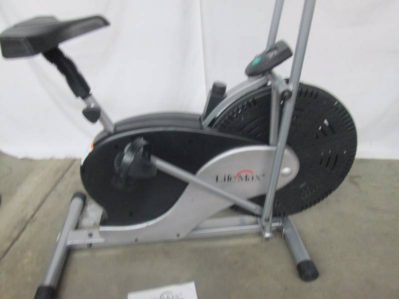 LifeMax Dual-Action Exercise Bike with Fan