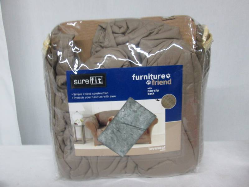 Sure Fit Microfiber Nonskid Pet Loveseat Cover