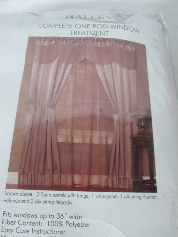 Halley 56 x 84 6-pc. One Rod Drapery Sets - 2 packs