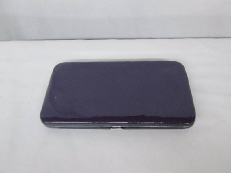 Slim Purple Wallet